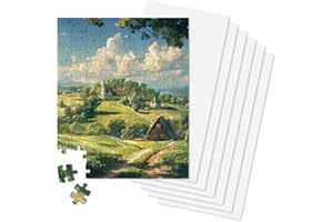 MOZOOSON Accessori per puzzle, 6 fogli salva puzzle (19,1 x 38,1 cm ciascuno) per 1000 puzzle