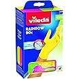 Vileda Guanti Multiuso Rainbow, Nitrile, Multicolore, 80 Pezzi, M/L