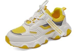 Shoful Kid Trainers Girls Tennis Running Sneakers Boys Outdoor Breathable Lightweight Fashion Shoes Kids Knit Athletic Walking Slip Resistant Shoes