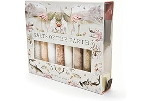 eat.art Salt Of The Earth – Luxury Salt Gift Selection From Around The World – Unique Salt Collection - Unusual Fathers Day Spice Gift Set - Gourmet Salt Set
