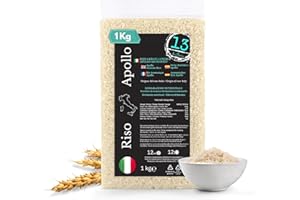 13 DI ILARIA 1 kg de riz Apollo (alternative italienne au riz exotique ou parfumé comme le Basmati et le Jasmin) Sans Gluten - 13 by Ilaria - Fabriqué en Italie