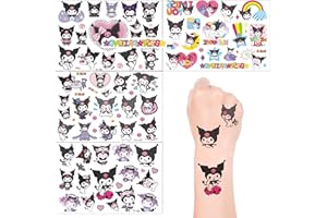 FYFLYMT K-uromi Tatuajes Temporales Niños,8 Hoja K-uromi Dibujos animados Tatuaje,K-uromi Tatuajes Niñas,K-uromi Pegatinas,pegatinas para niños niñas bolsas de fiesta rellenos