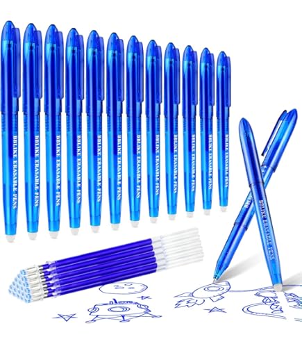 14 Ricariche Gel Cancellabili GutSache 0,7 Mm Blu - Compatibili Con Pilot FriXion, Inchiostro Termosensibile - Foto 11