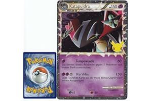 Generisch für Pokemon Sammelkarten - Katapuldra SWSH132 Oversized XXL Promo Karte - DEUTSCH - Mega Jumbo Einzelkarte mit BB-Toy-Trades Sleeve