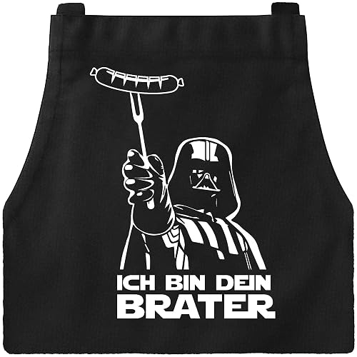 DXDXDXD Grillschürze Herren, lustig, 4 Taschen