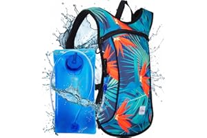 VIBE FESTIVAL GEAR Vibe - Mochila de hidratación de poliéster reciclado, bolsa de 2 litros, para mujeres y hombres