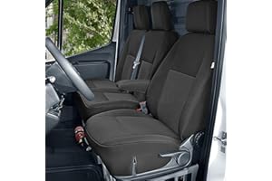 Accesorionline Fundas de Asiento para Sprinter Desde 2018-100% A Medida, máxima Calidad W907 (Sprinter Desde 2018 (1+2))