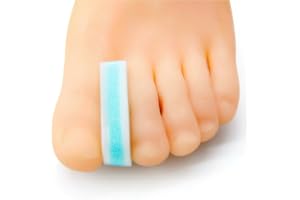 Bukihome Bunion Corrector Toe Separators, 6 Pack Foam Toe Spacers for Overlapping Toe, Big Toe Straightener to Relieve Bunion Pain, Prevent Blister, Corn