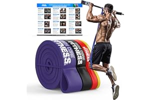 ‎IRON CORE FITNESS Klimmzugband für Widerstandsbänder Krafttraining, Klimmzug Bänder Set – Premium Qualität Resistance Pull Up Bands für Klimmzüge Training, Kraft, Mobilität, Reha, Dehnung im Fitnessstudio oder Zuhause