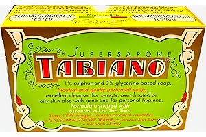 RAZOR BLADES CLUB Pilogen Carezza - Supersapone Tabiano allo zolfo, 125 g