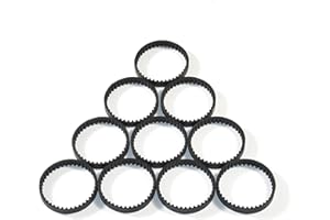 RobotDigg 198-3M-6 Endless HTD3M Belt 198mm Length 66 Teeth 3M Synchronous Belt 3mm Pitch 6mm Width HTD3M Closed Loop Timing Belt Pack of 10pcs
