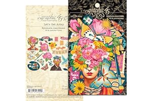 Graphic 45 Ephemera Die-Cut Assortment-Let's Get Artsy
