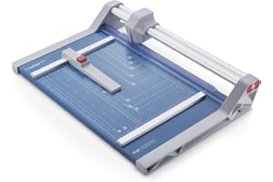 ‎DAHLE Dahle 550 Papierschneider (bis DIN A4, 20 Blatt Schneidleistung, 2 mm Schnitthöhe) blau