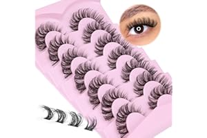 Falsche Wimpern Extensions Cluster Lashes Fake Cat Eye Künstliche 16MM Individual DIY Natürliche Einzel Natural, von Lvmixwig