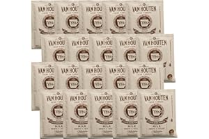 PRO DISTRI V. HOUTEN | 20 Dosettes Individuelles de Chocolat au lait VH6 | Sticks individuels 23g de poudre lactée pour des pauses gourmandes