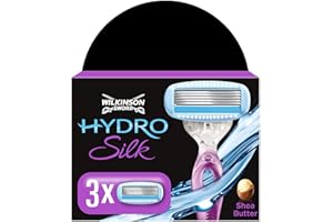 Wilkinson Sword Hydro Silk Rasierklingen, für Damen Rasierer, 3 St