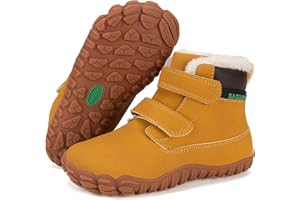 SAGUARO Enfant Barefoot Shoes Bottes de Neige avec Doublure Chaude Imperméables