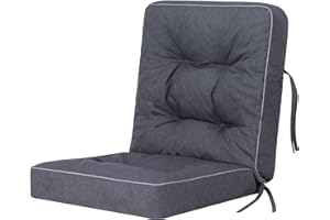 Bjird Bankauflage für Gartenmöbel, Gartenbank, Polsterauflage für Hollywoodschaukel, Auflagen für Gartenschaukelkissen, Sitzkissen, Stuhlauflage, Indoor/Outdoor - Navyblau - 60 cm (1 Stück)