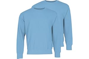 Fruit of the Loom Lot de 2 sweat-shirts classiques + sac en tissu MyShirt gratuit