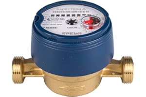 SPEWA Wasserzähler geeicht 3/4 Zoll/QN 1,5 Kaltwasser/BL 110 mm/Wasseruhr geeicht 2026 / beste Messgenauigkeit
