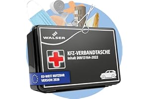 WALSER Zestaw pierwszej pomocy, apteczka pierwszej pomocy, bardzo dobra apteczka pierwszej pomocy, apteczka pierwszej pomocy, apteczka samochodowa 2024, apteczka pierwszej pomocy, apteczka samochodowa