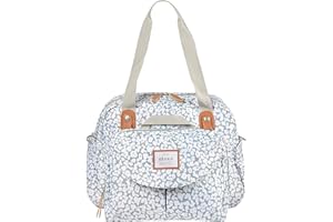 BEABA BÉABA, Sac à Langer Genève II, Modulable, Grande contenance, Rangements multiples, Pochette avant amovible, repas isotherme, Système attache poussettes