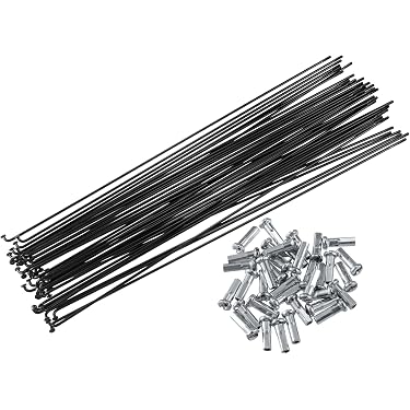 Motoforti Set 36 Raggi Bici 12G Acciaio Zincato 285mm – Con Nippli, Per Mountain Bike E Città