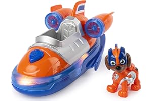 Paw Patrol- Veicolo Deluxe di Mighty Pups Super Paws Zuma, con luci e Suoni, dai 3 Anni - 6054651