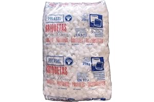 DIASA INDUSTRIAL Sal natural en pastillas para descalcificador - Saco de 25 kg