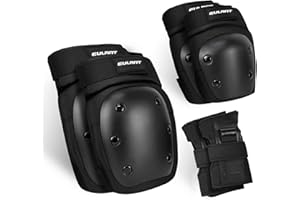 EULANT Rodilleras y Coderas para Adolescentes & Adultos,Protecciones Patines para Chico & Niña,Kit Protector para Patinar Monopatín Esqui Bici Skate,Muñequera para Patines