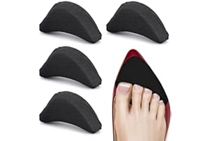 WLLHYF 2 pary miękkiej gąbki regulowany wypełniacz do butów, duży nosek zatyczka do stóp ochraniacze na buty unisex buty zbyt duże wkładki na wysoki obcas kobiety wielokrotnego użytku sprawiają, że