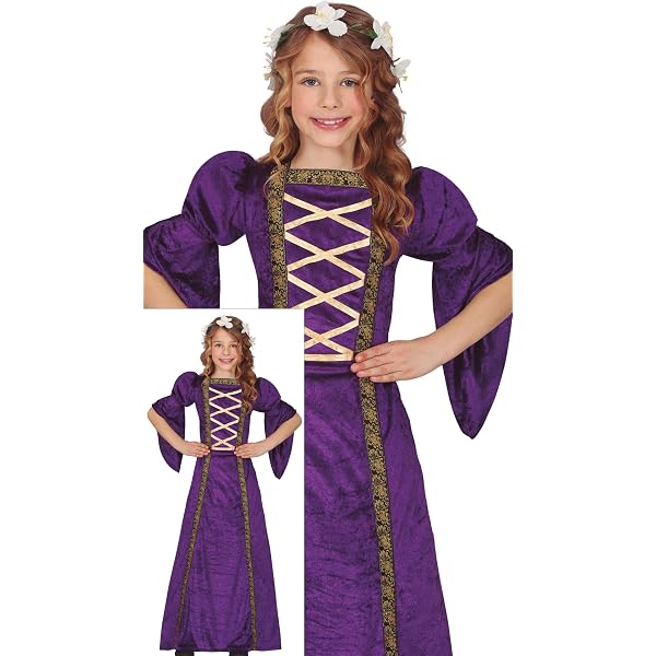 Karo Königin Karneval Kostüm Mädchen – Märchenkönigin Kleid Rot/Schwarz/Gold, Größe 142–148 Cm