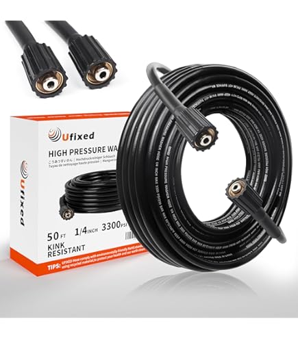 Yamatic Manguera De Lavado A Presión 3/8 X 50 Ft 4000 Psi | Meses Sin Interés - Foto 7