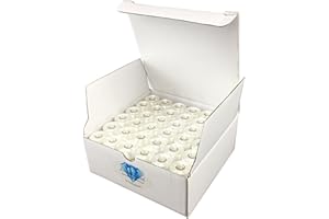 Simthread 75D / 2 Type A (SA156) Polyester Broderie pré-enroulé Bobines Thread, 144pcs / boîte, pour Machine à Broder Babylock/Brother/Janome/Kenmore/Singer