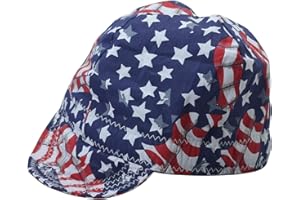 RIVERWELD ​​spawalnicza American Eagle Kolor Ochrona głowy czapki z bawełnianej siatki podszewka dla spawaczy