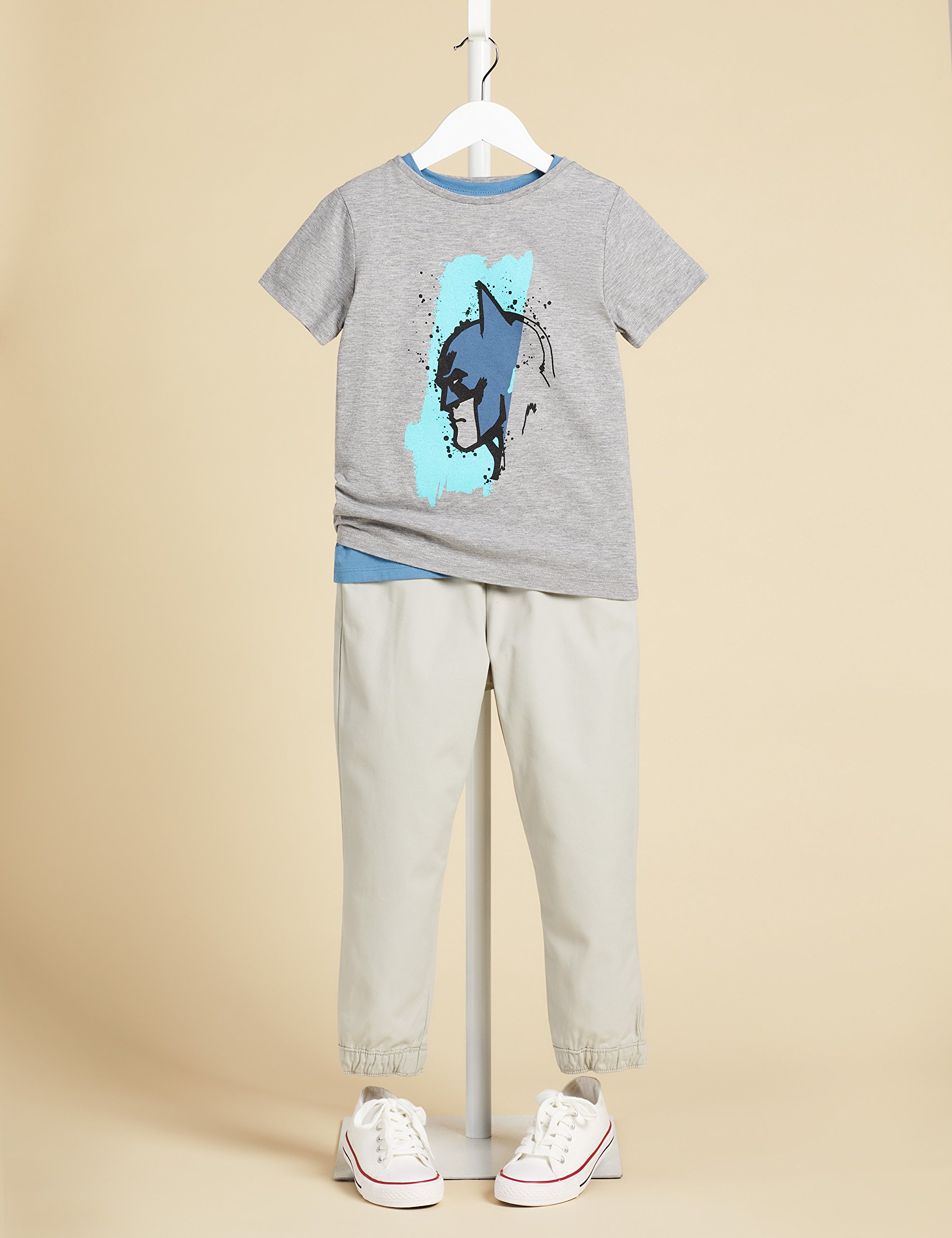 RED-WAGON-Jungen-T-Shirt-mit-Batman-Print