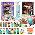 LiyLiyanna Magic Mix Potion Making Kit Children,20 Magic Wizard Potion Bottles,Halloween Craft Kits for Kids,Halloween Decor Birthday Gifts for Boys & Girls Age 6 7 8 9 10+