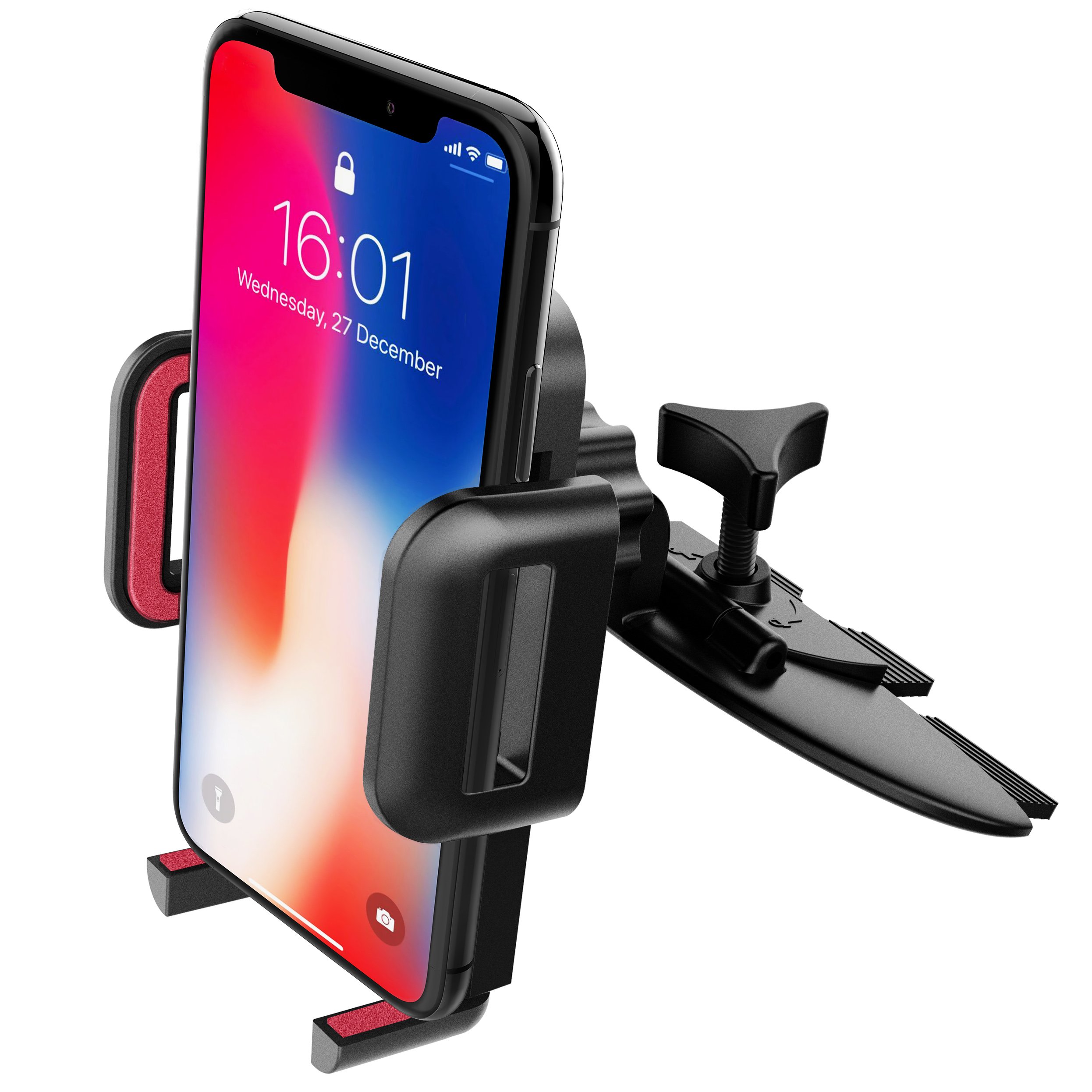 Phone Holder CD Slot Phone Mount 360° Rotating British Trucking