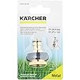Kärcher Brass Tap Connector 1/2 inch Thread Reducer, 3/4 Thread, Black