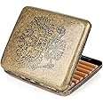 Retro Zigarettenetui Aus Metall - Elegante Kupferbox Für 20 Zigaretten