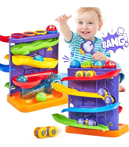 BigJigs Tap Tap Ball – Marteau En Bois Et Balles Colorées, Jouet Éducatif De Dextérité Et Reconnaissance Des Couleurs Dès 1 An