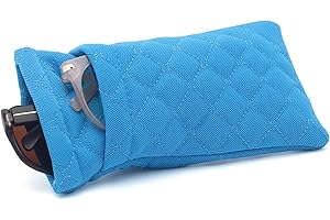 Face Shadow Étui à Lunettes Souple pour 2 Lunettes, Pochette Lunettes avec Chiffon de Nettoyage, Étui à Lunettes de Soleil Ultra Léger et Portable pour Femme Homme