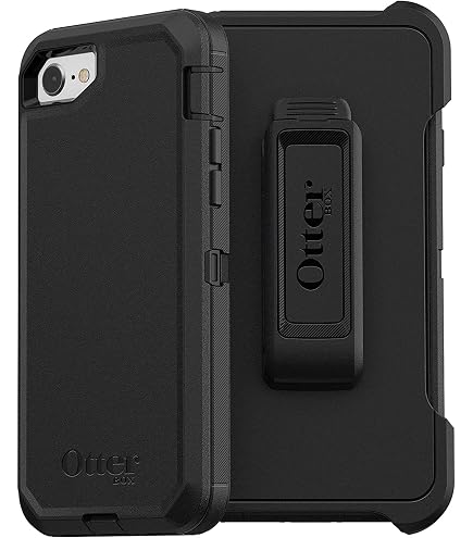 Otterbox Cover per iPhone 11 Defender, resistente a shock e cadute, cover robusta, testata 4x vs norme MIL-STD 810G, Nero, Versione No Pack Retail