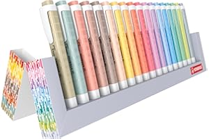 STABILO Swing cool zakreślacze - zestaw 18 podkładek na stół - 8 naturalnych kolorów i 10 pastelowych kolorów