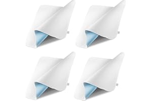 SUNDEER Sensalou Inkontinenz Unterlage Auflage 70x100 cm - 4 Stück Betteinlage Nässeschutz Bettunterlage wasserdicht