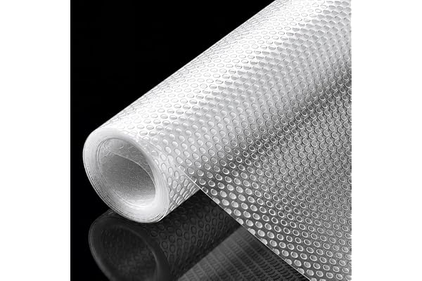 Zocipro Lådmatta 30 x 300 cm – transparent, vattentät och fuktbeständig, utdragbar, lämplig för hyllor, lådor, skåp och kylskåp i hem och kontor