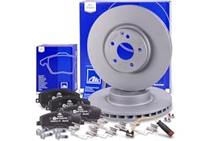 HEGEHOF ATE Bremsenset Vorderachse inkl. Bremsscheiben vorne Ø 330 mm belüftet und Bremsbeläge vorne + Verschleißkontakt Kompatibel mit MERCEDES-BENZ GLK-Klasse (X204)