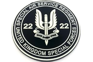 PATCH NATION SAS Special Air Service Regiment United Kingdom Special Forces Cosplay PVC Morale Patch