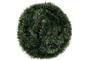 Weihnachtsgirlande 15m |Bitte erkennen Sie Dongzhi an, Alles andere sind Fälschungen Grün Tannengirlande künstlich wie echt | Girlande Weihnachten Outdoor für Dekoration