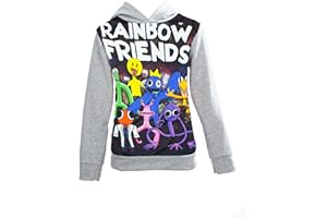 Vicyol S&D Felpa Rainbow Friends Manica Lunga per Ragazzo o Ragazza.